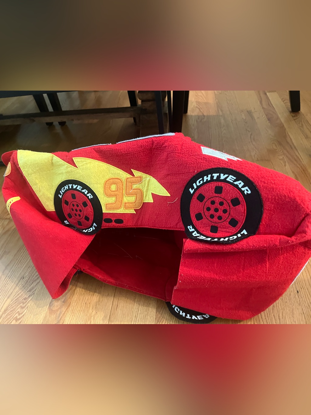 Pottery Barn Kids Disney Pixar Cars Lightning Mcqueen Halloween Costume — image 5 of 7